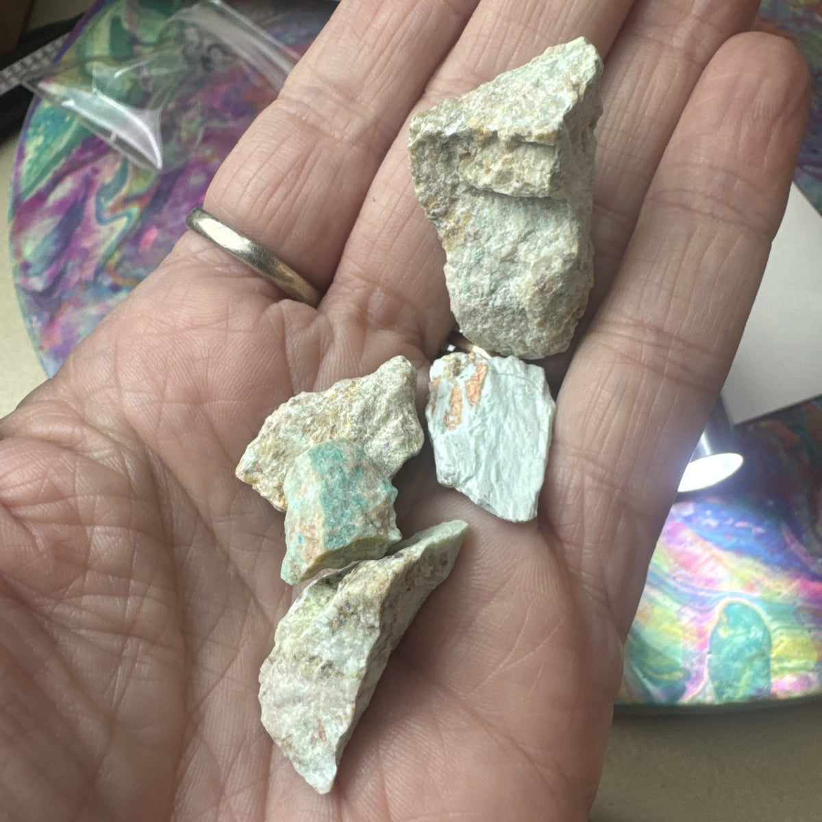 Crystal Mixed Bag wholesale resell lot natural torqoise