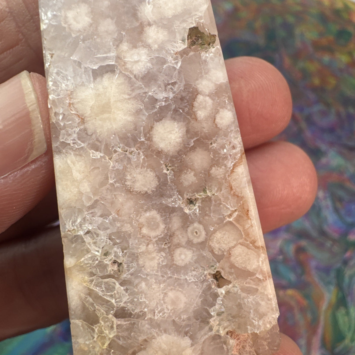 67 gram Flower Agate Crystal Tower