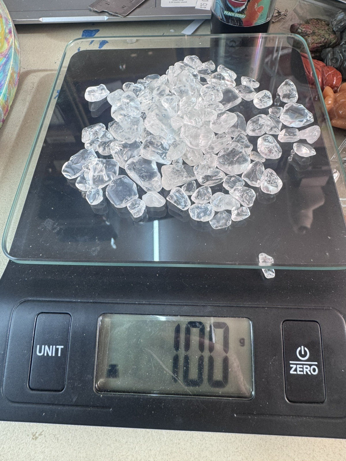 Clear Quartz Chips 100grams