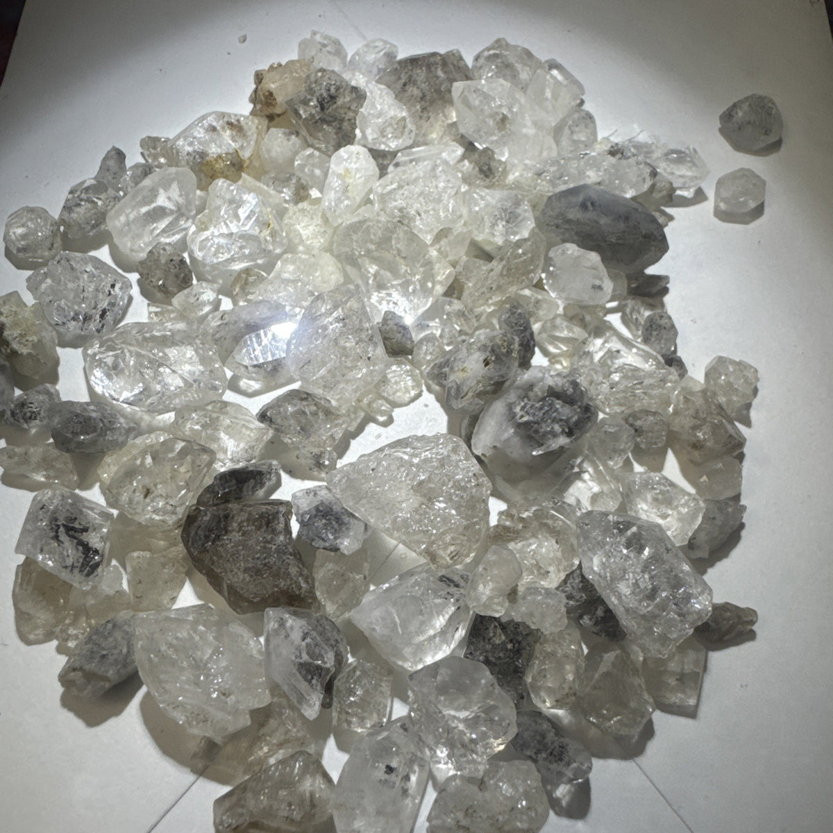Crystal Mixed Bag wholesale resell lot natural Himalayan diamond quartz 46 gms
