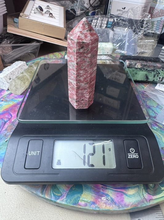 Poppy Seed Jasper Crystal Tower 127g Natural Polished Stone reiki meditation