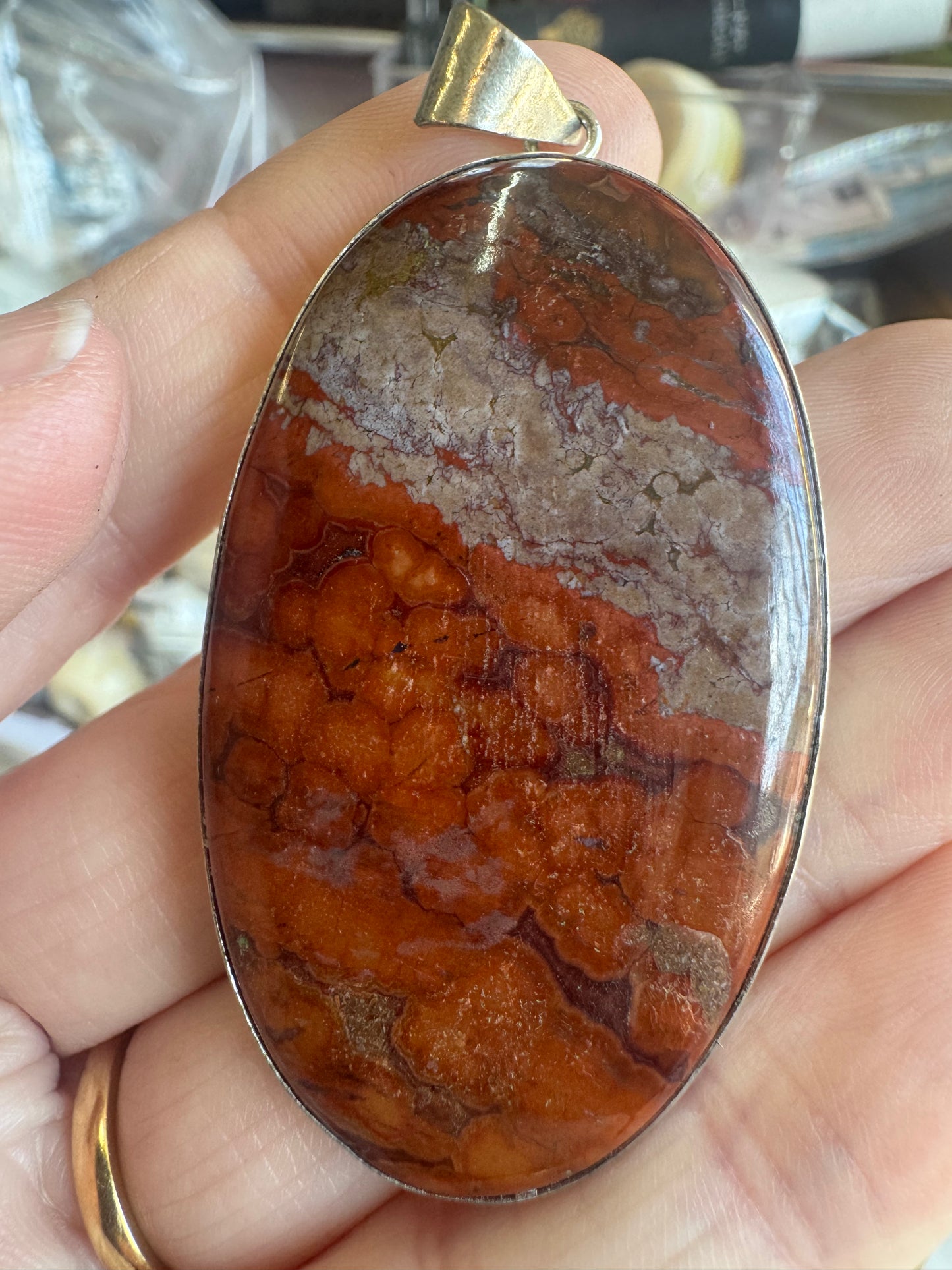 Jasper Pendant $5