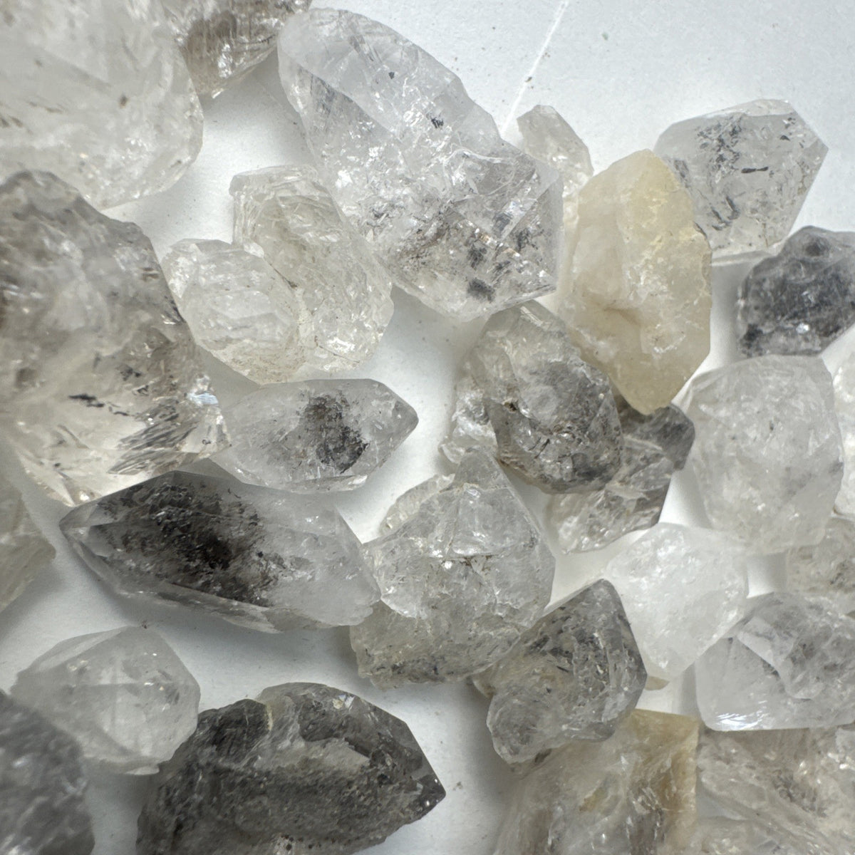 Crystal Mixed Bag wholesale resell lot  natural Himalayan diamond quartz 50gms
