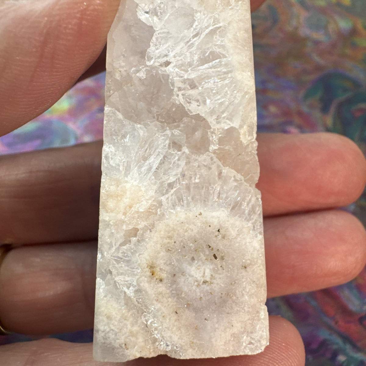 75 Gram  Flower Agate Crystal Tower