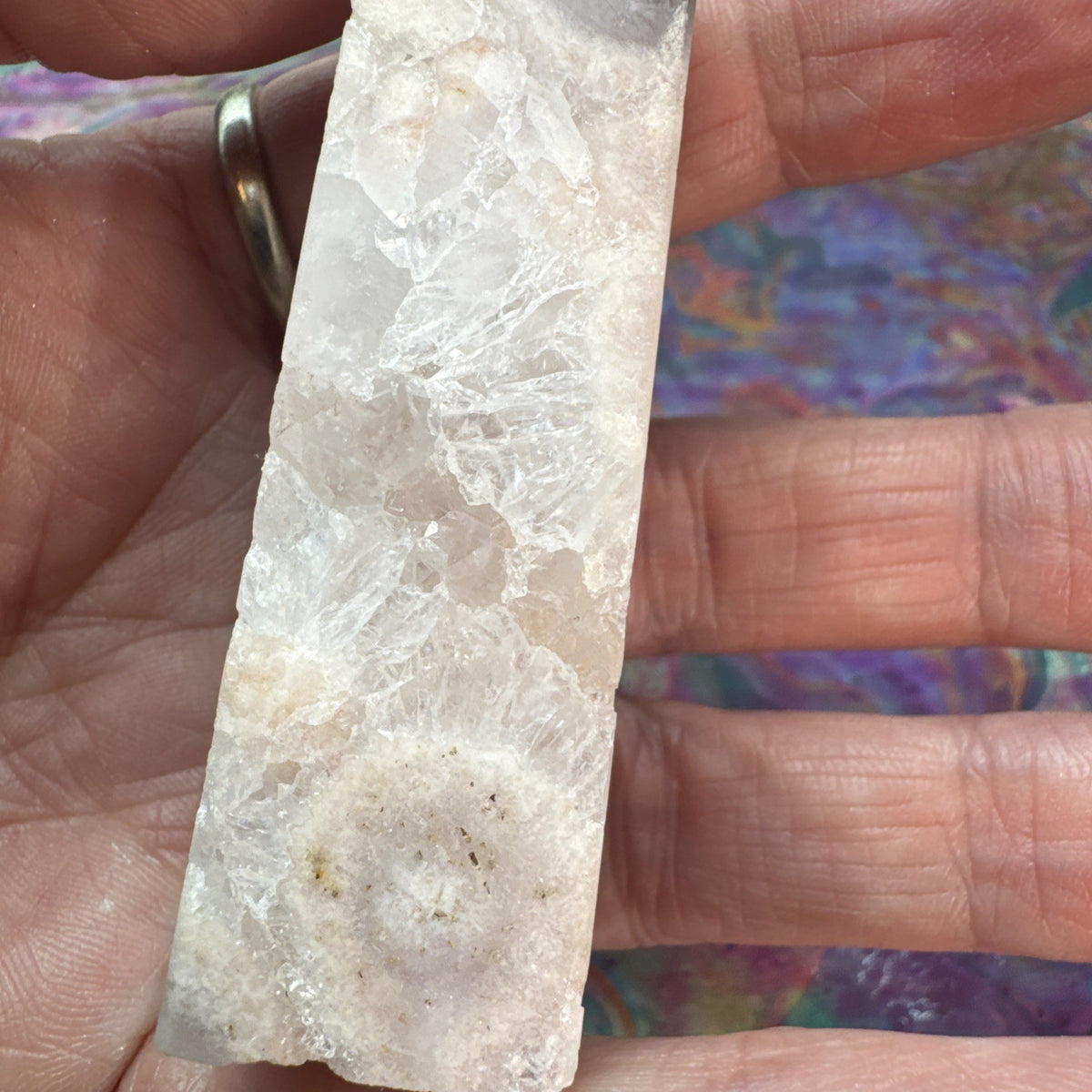 75 Gram  Flower Agate Crystal Tower