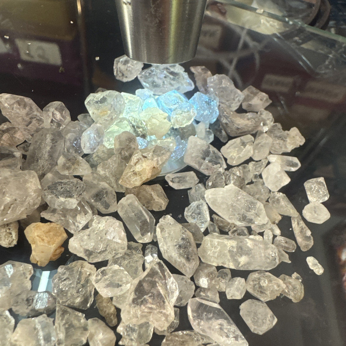 Crystal Mixed Bag wholesale resell lot  natural Himalayan diamond quartz 46 gms