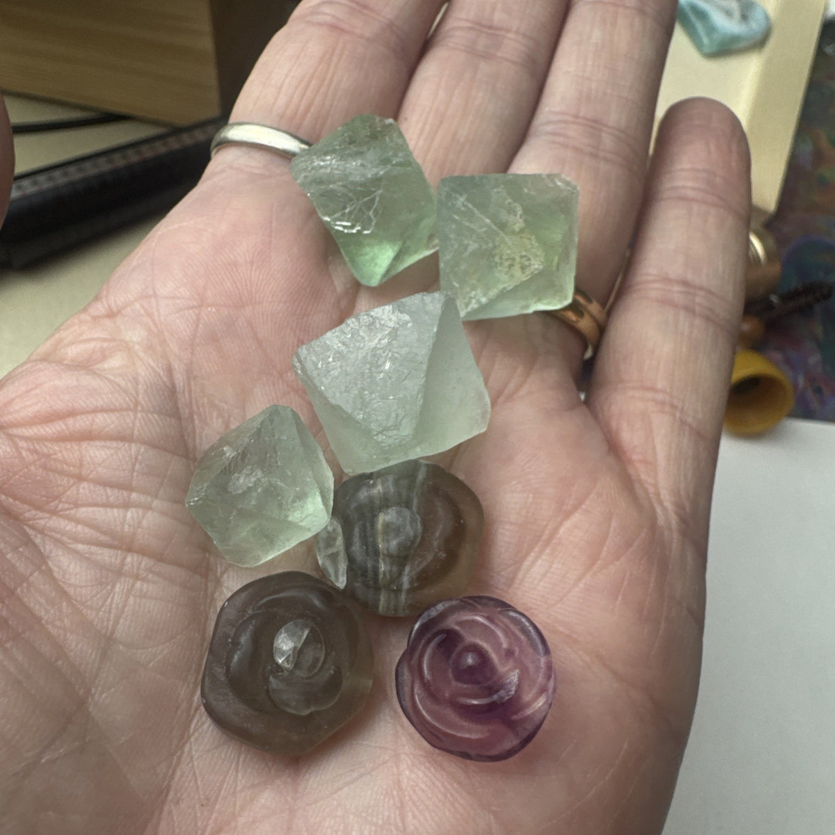 Crystal Mixed Bag wholesale resell lot Flourite
