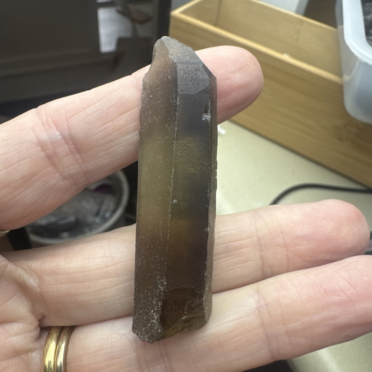 100g Natural Smokey Quartz Tea Crystal Point Healing Reiki Gemstone Specimen
