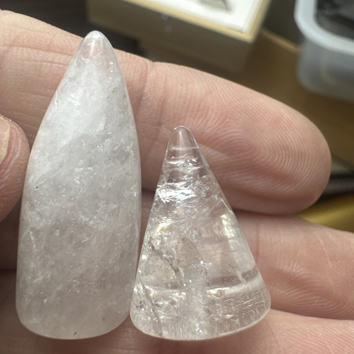Crystal Mixed Bag wholesale resell lot  pyramid cones