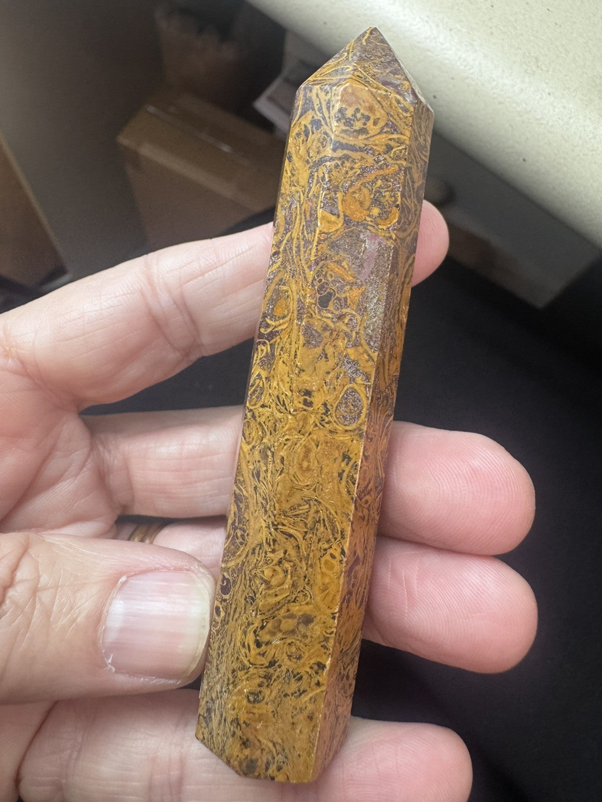 Elephant Jasper Tower – 89g reiki meditation yoga
