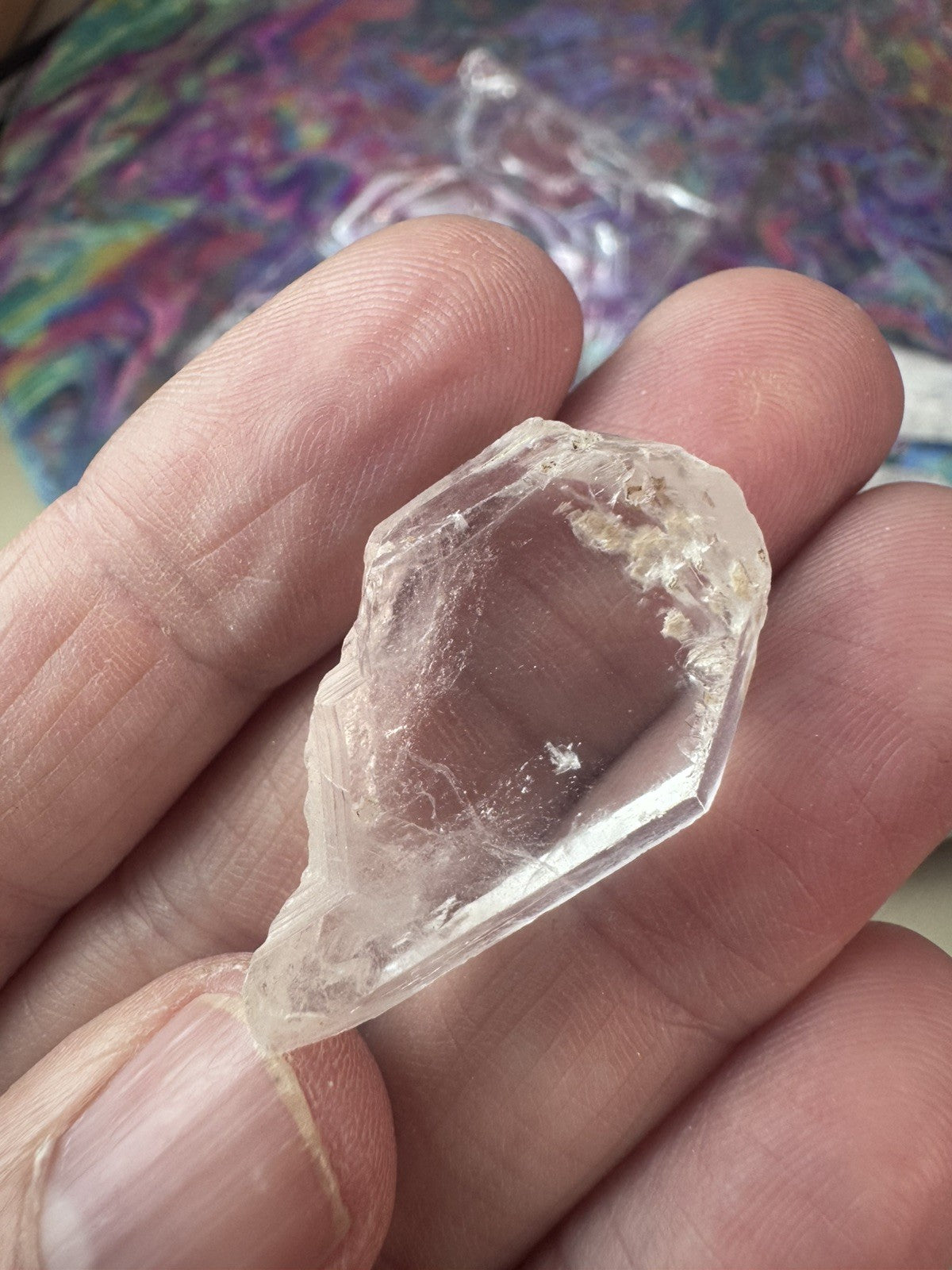 Very Rare A Grade Faden Quartz Cluster bag 74 grams