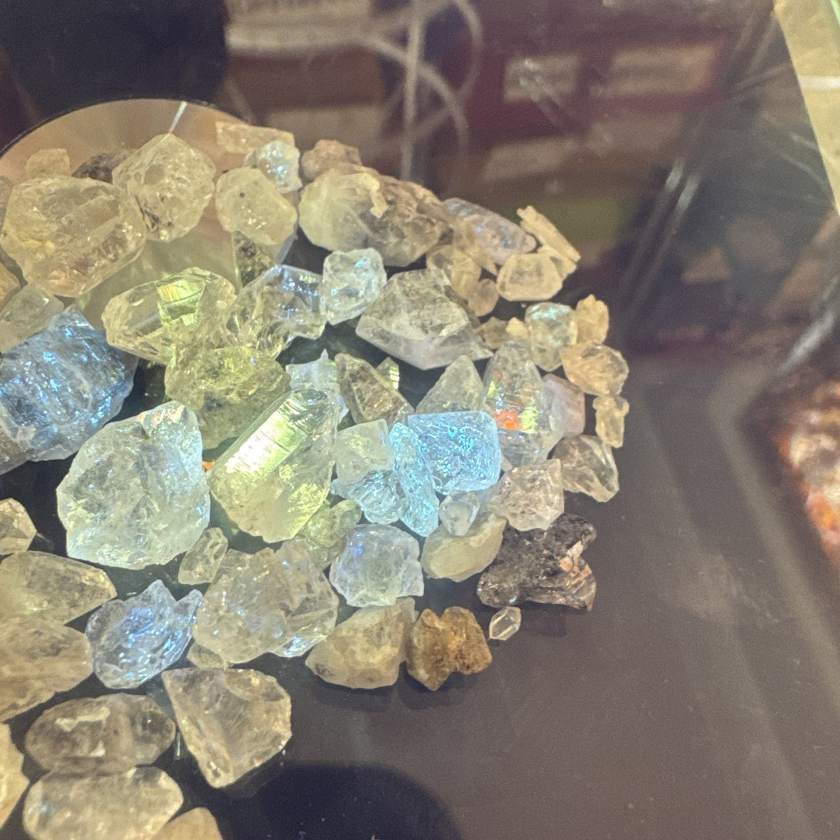 Crystal Mixed Bag wholesale resell lot  natural Himalayan diamond quartz 46 gms