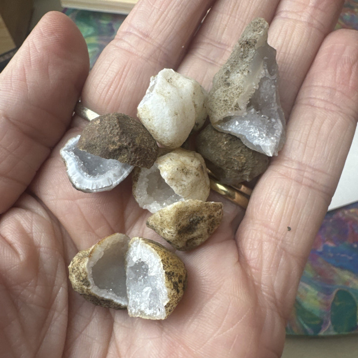 Crystal Mixed Bag wholesale resell lot  thunder eggs