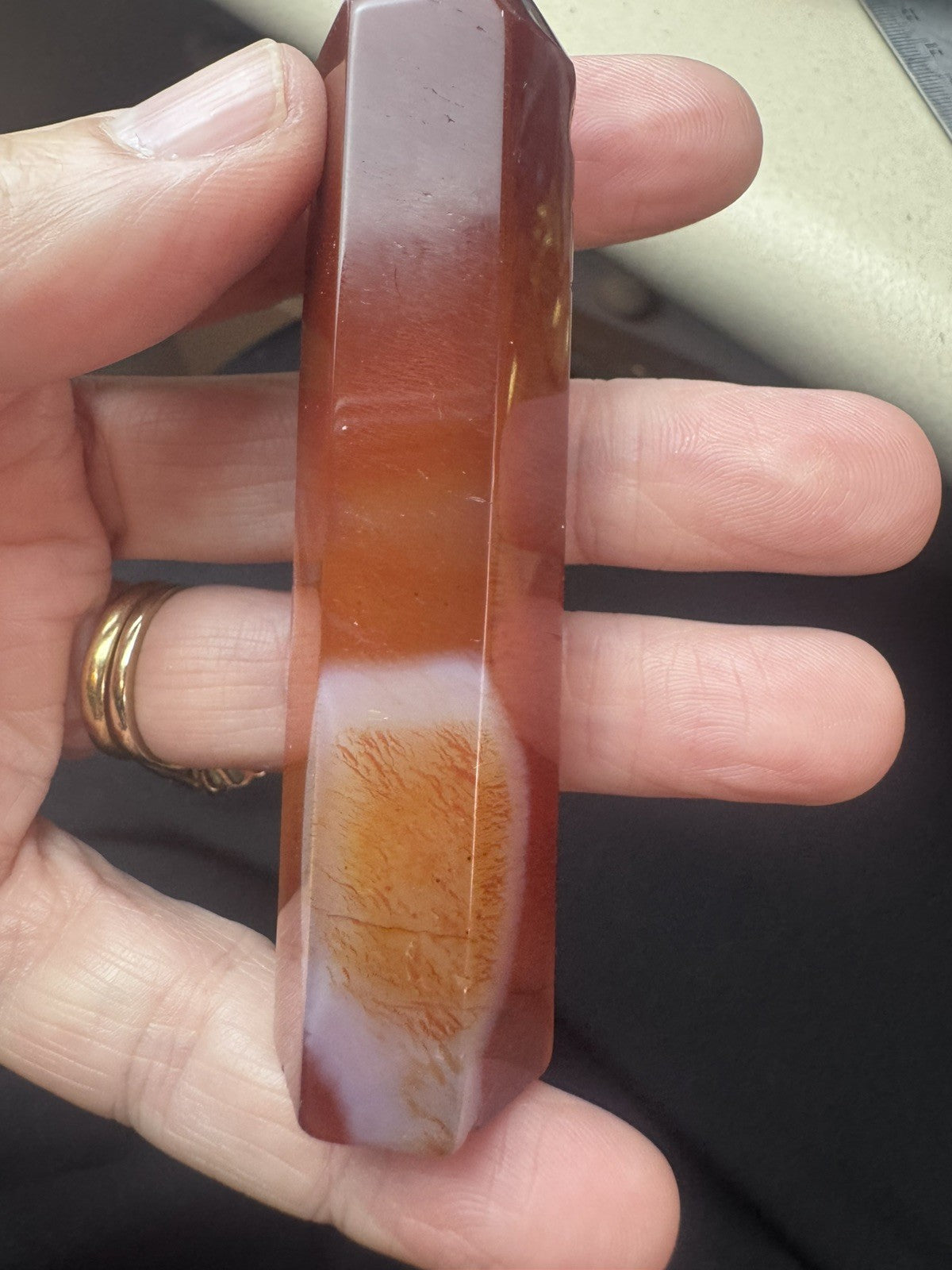 Carnelian Agate Tower – 78g   reiki meditation yoga