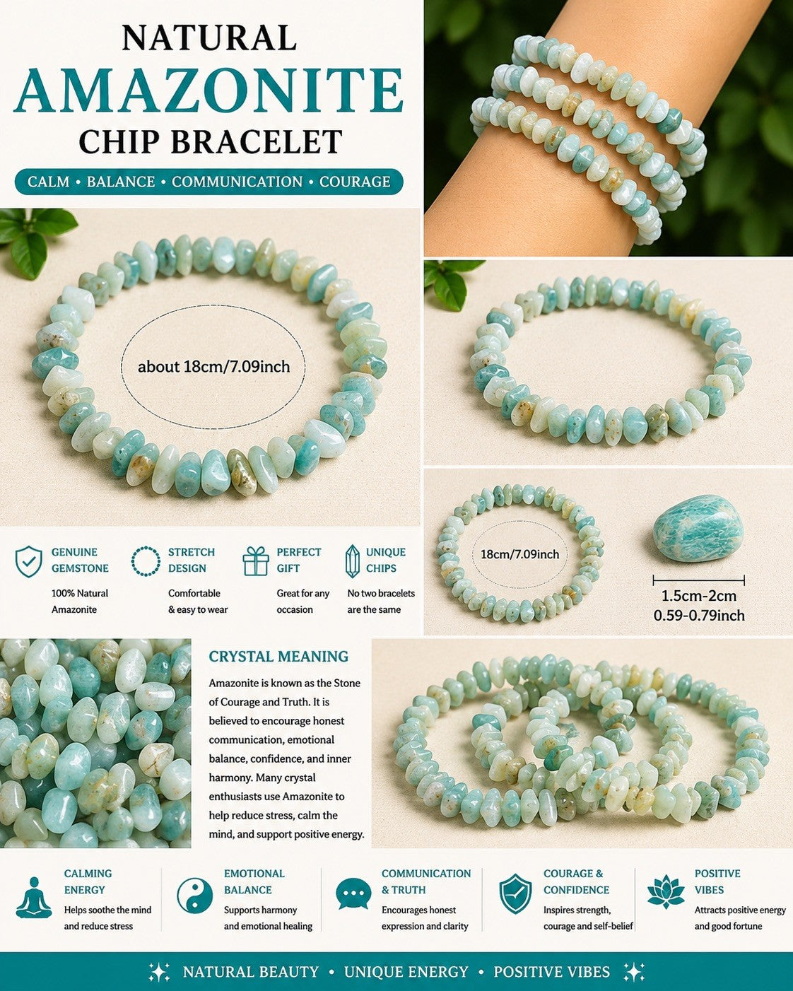 Mixed Bracelet Crystal x 10 random intuitive pick
