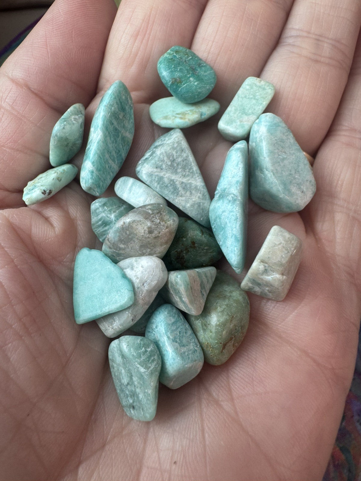 Amazonite Chips 100grams