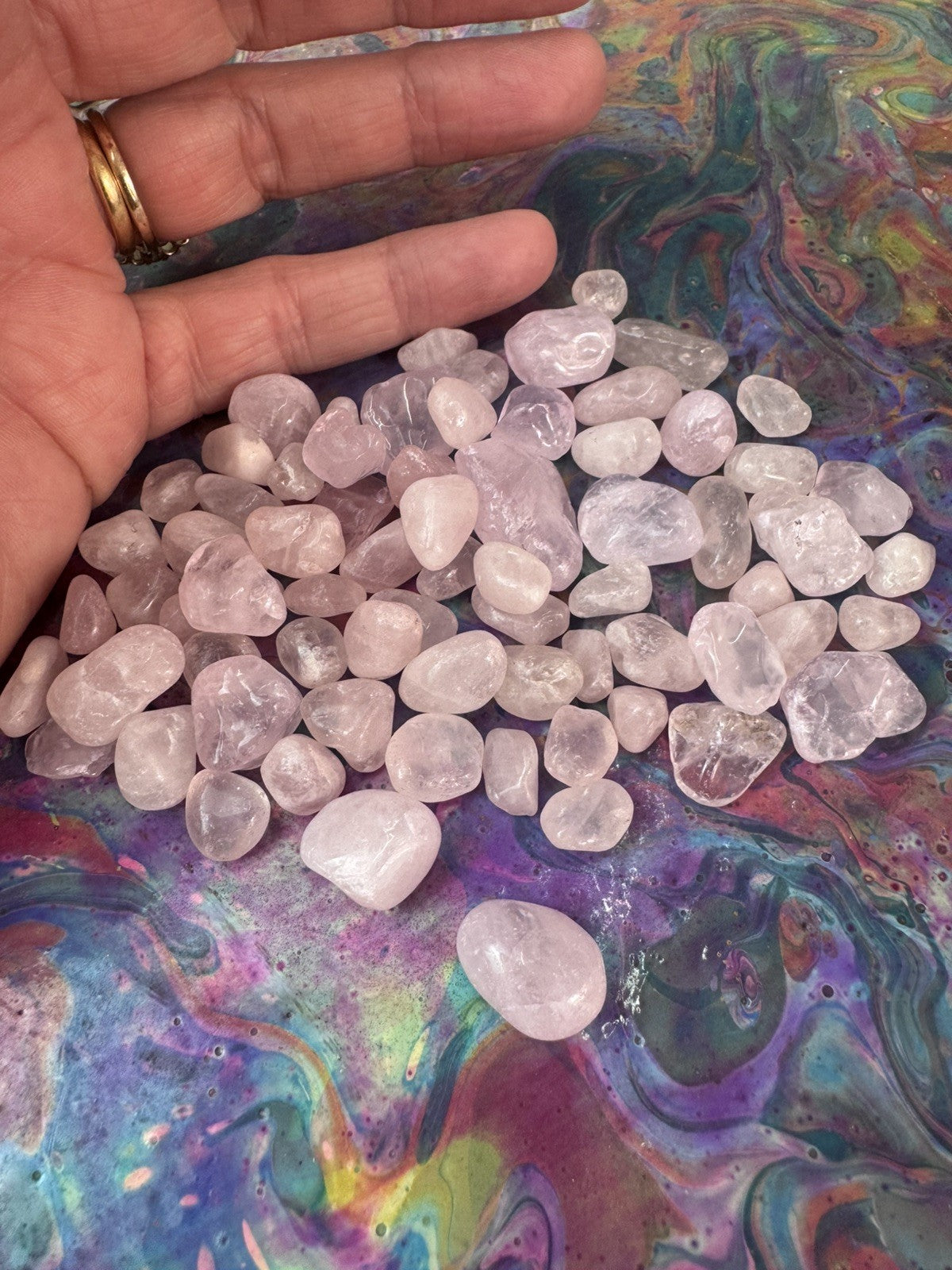 Rose Quartz Chips 100grams
