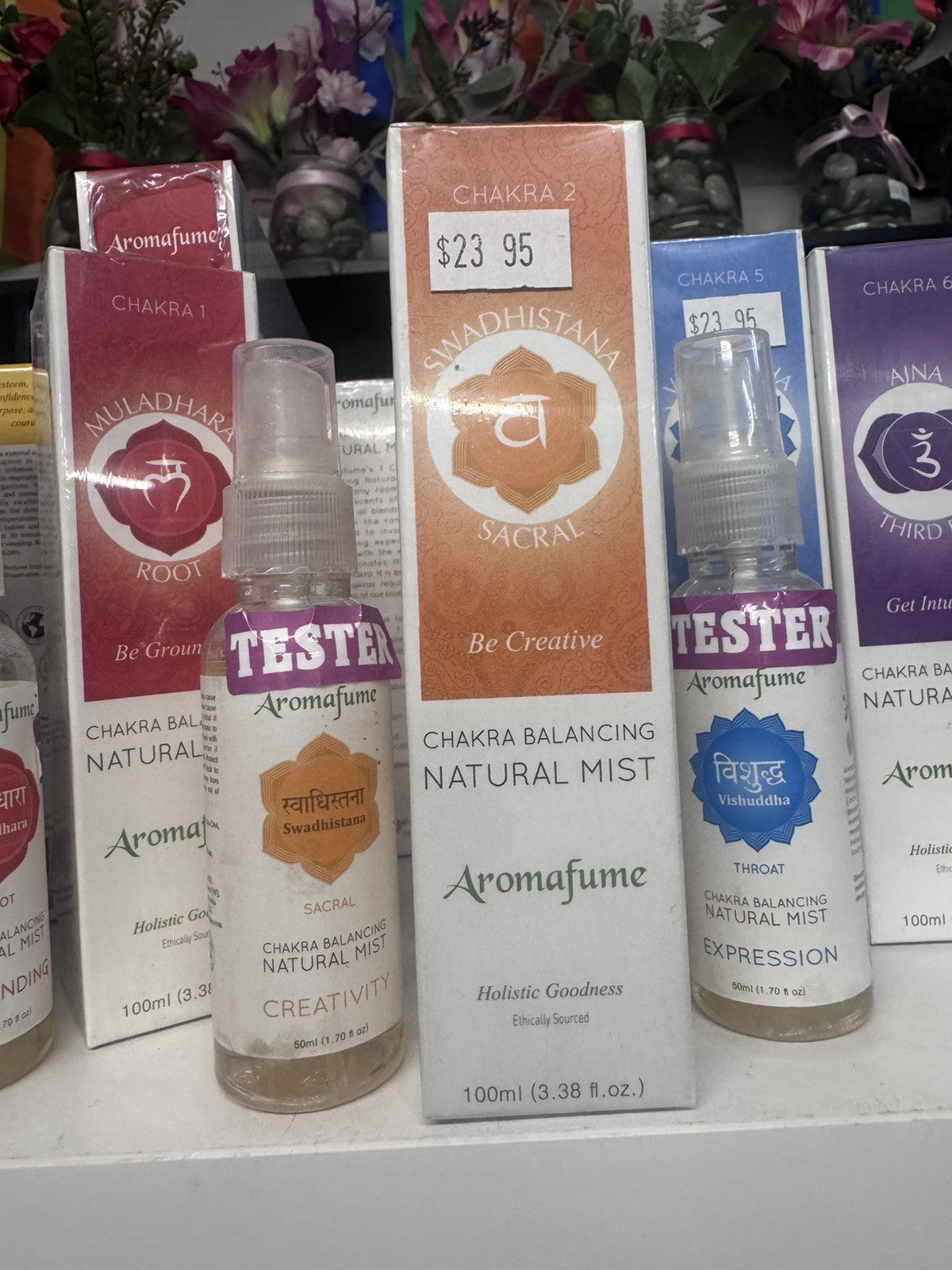 Aromafume Chakra 2 – Swadhistana (Sacral Chakra) Natural Mist  Reiki