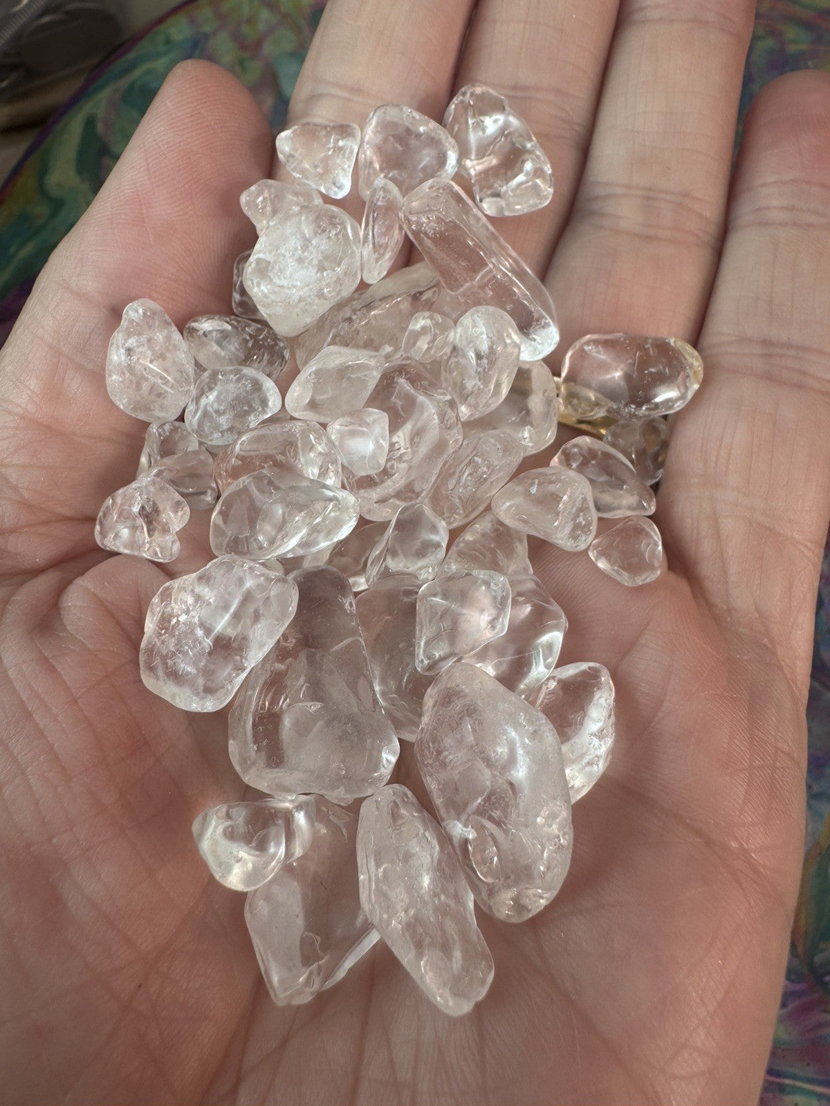 Clear Quartz  Chips 100grams