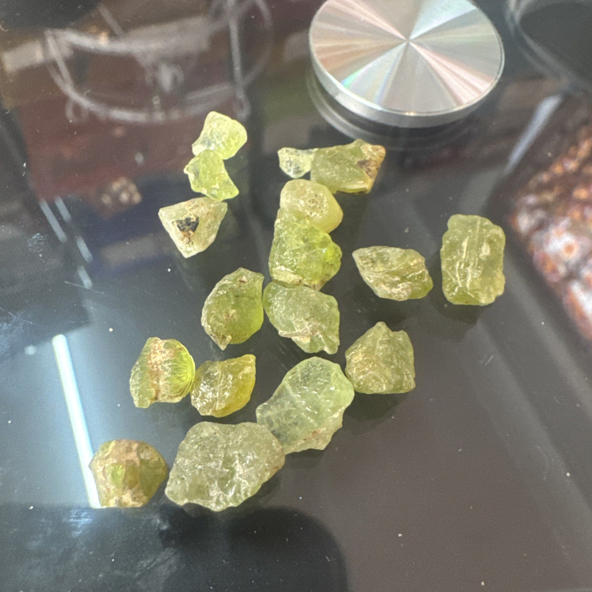 Crystal Mixed Bag wholesale resell lot  natural peridot