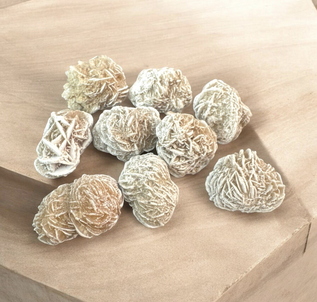 Clearance Beautiful Dessert Rose Gypsum Crystal Raw Natural Collectors 100 gms