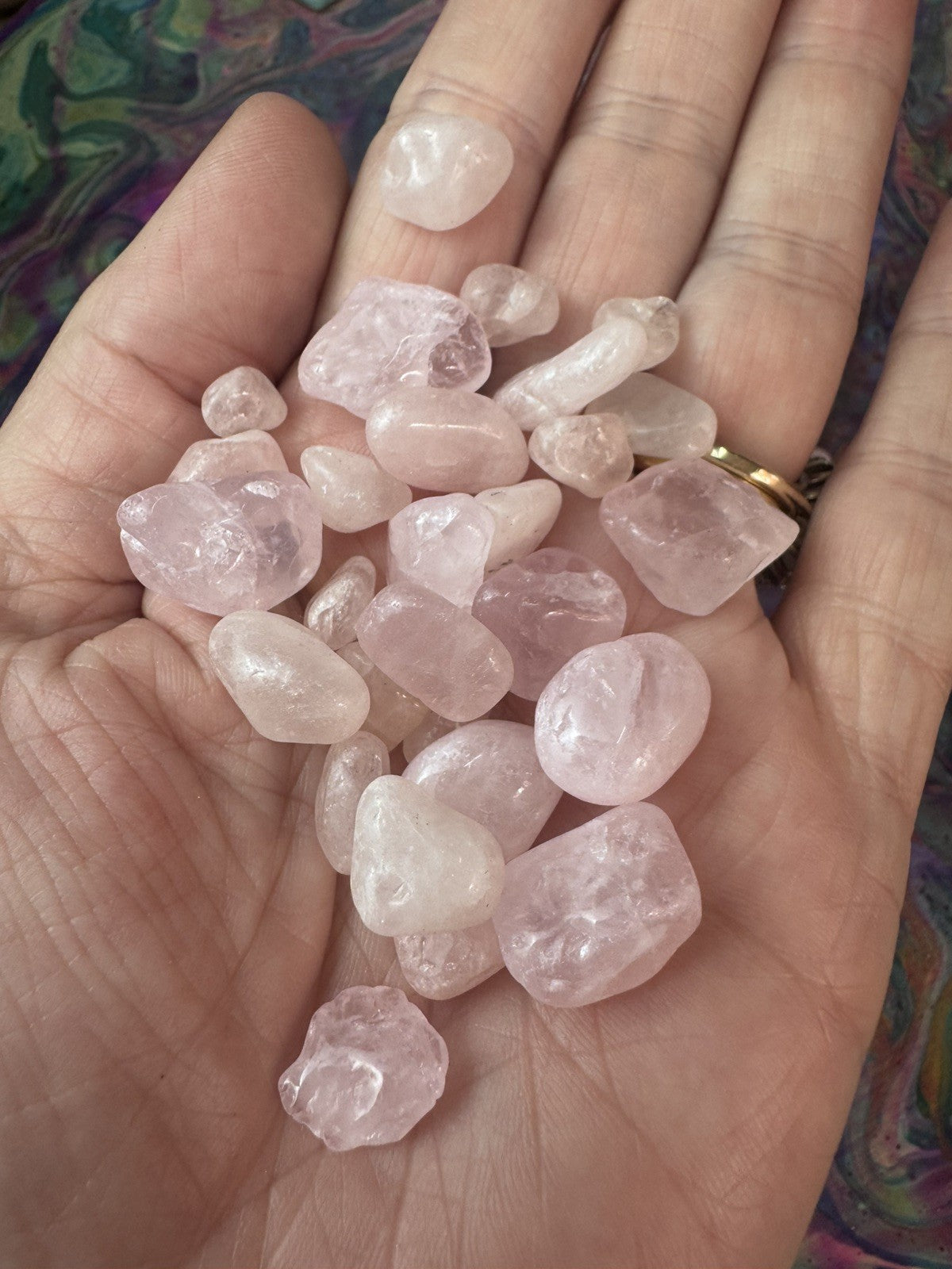 Rose Quartz Chips 100grams