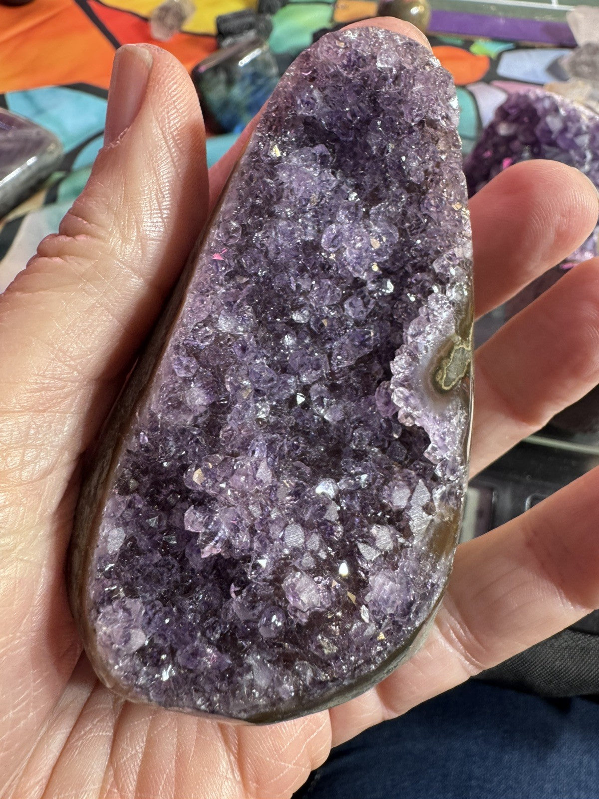Amethyst Cave Lot 926 Grams 4 Peices