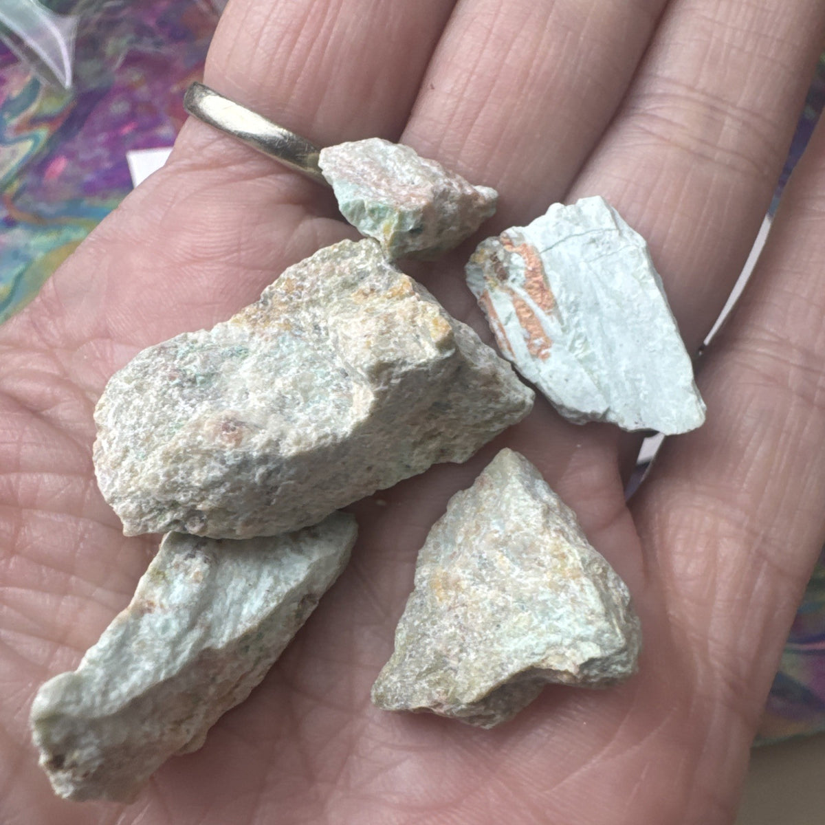 Crystal Mixed Bag wholesale resell lot  natural torqoise