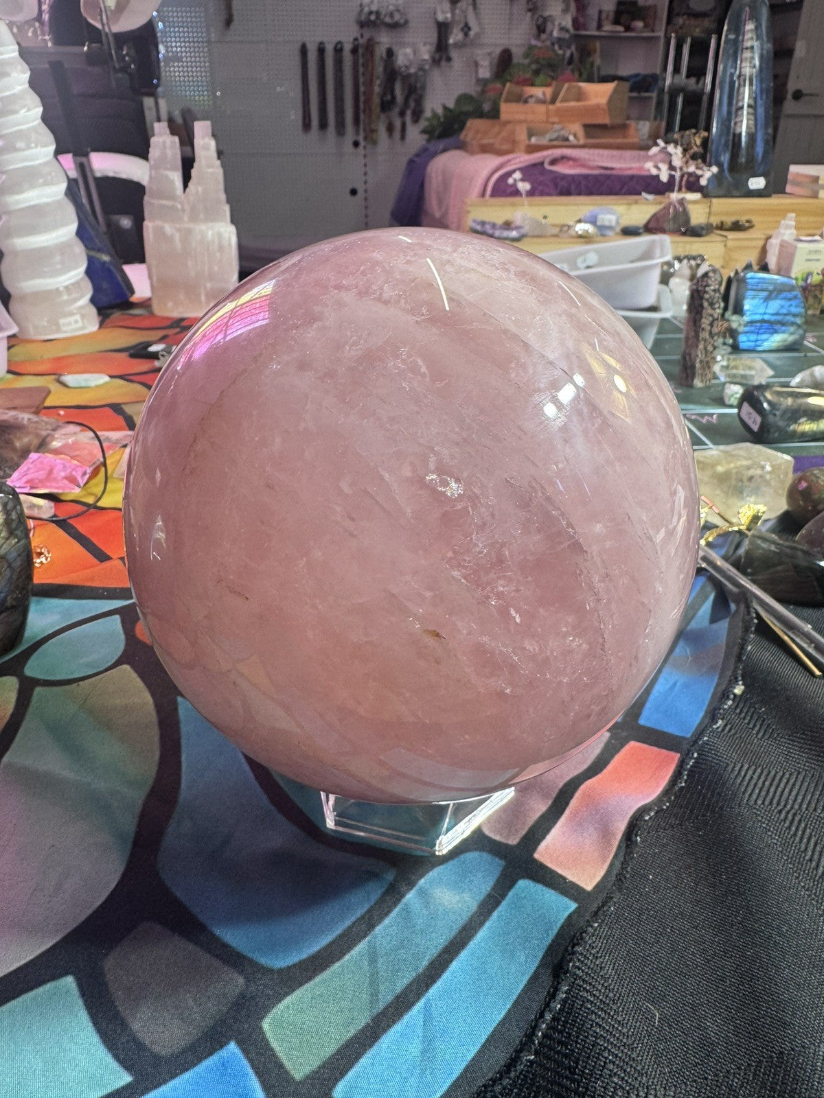 Rose Quartz Sphere 5.81 KG