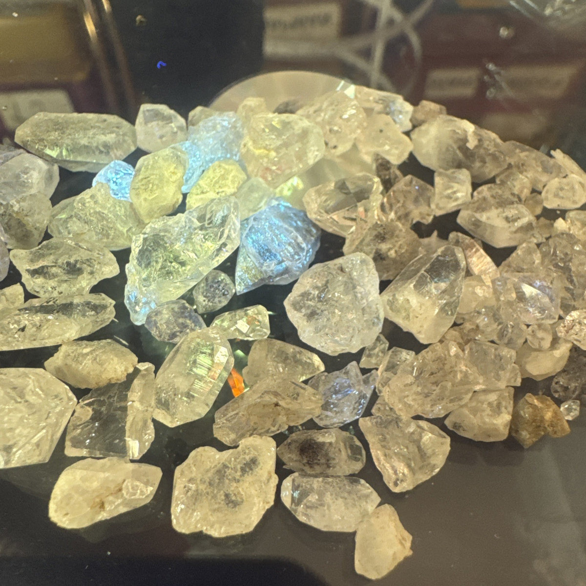 Crystal Mixed Bag wholesale resell lot  natural Himalayan diamond quartz 46 gms