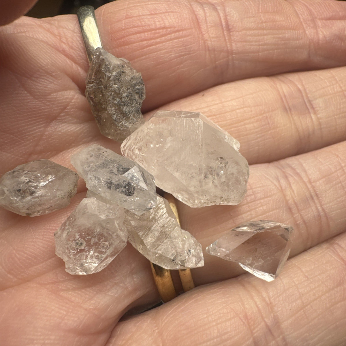 Crystal Mixed Bag wholesale resell lot  natural herkimer diamonds
