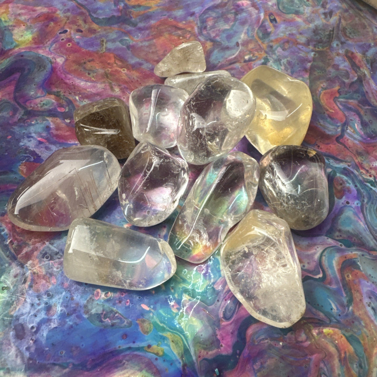 Crystal Mixed Bag wholesale resell lot  natural A grade Rutile Clear Quartz