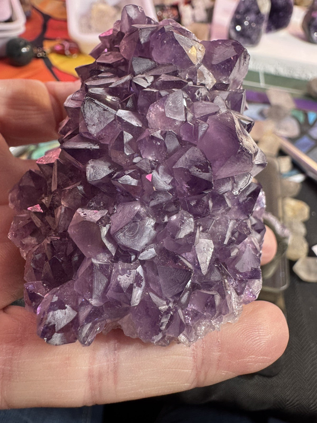Amethyst Cave Lot 926 Grams 4 Peices