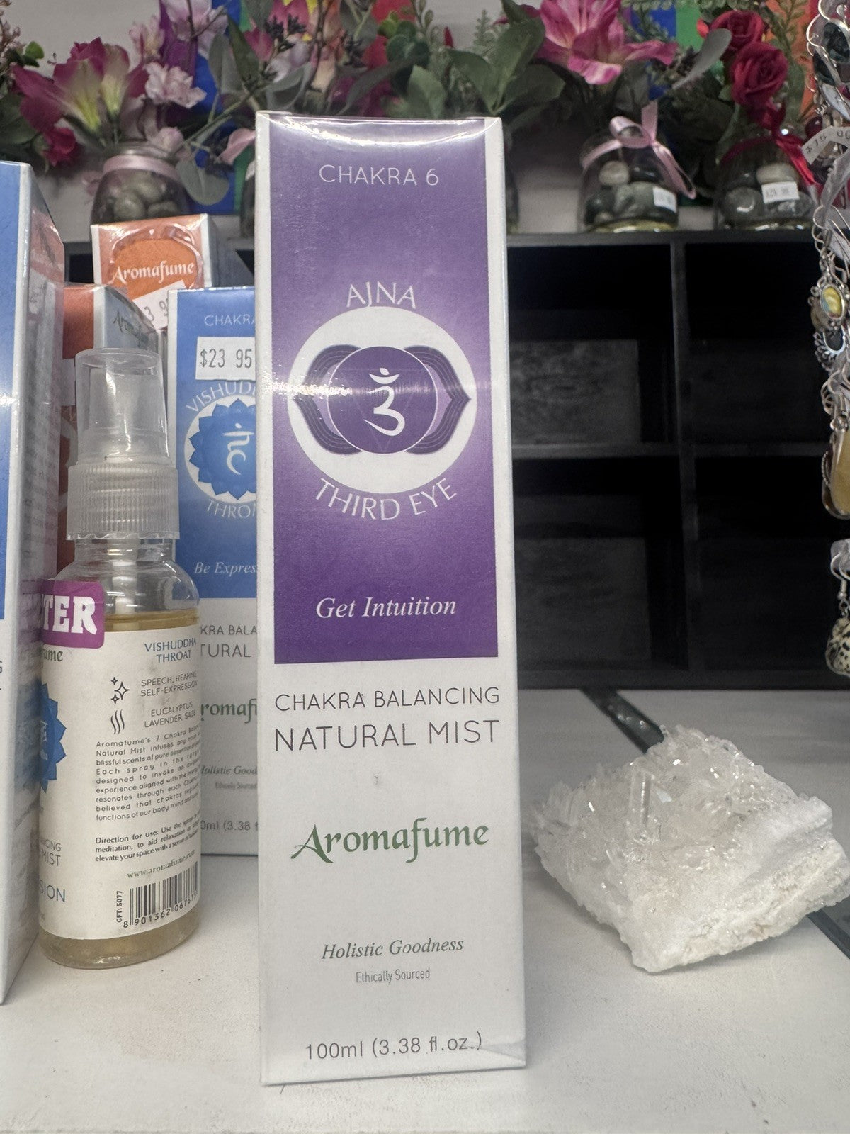 Aromafume Chakra 7 – Sahasrara (Crown Chakra) Natural Mist  Reiki meditation