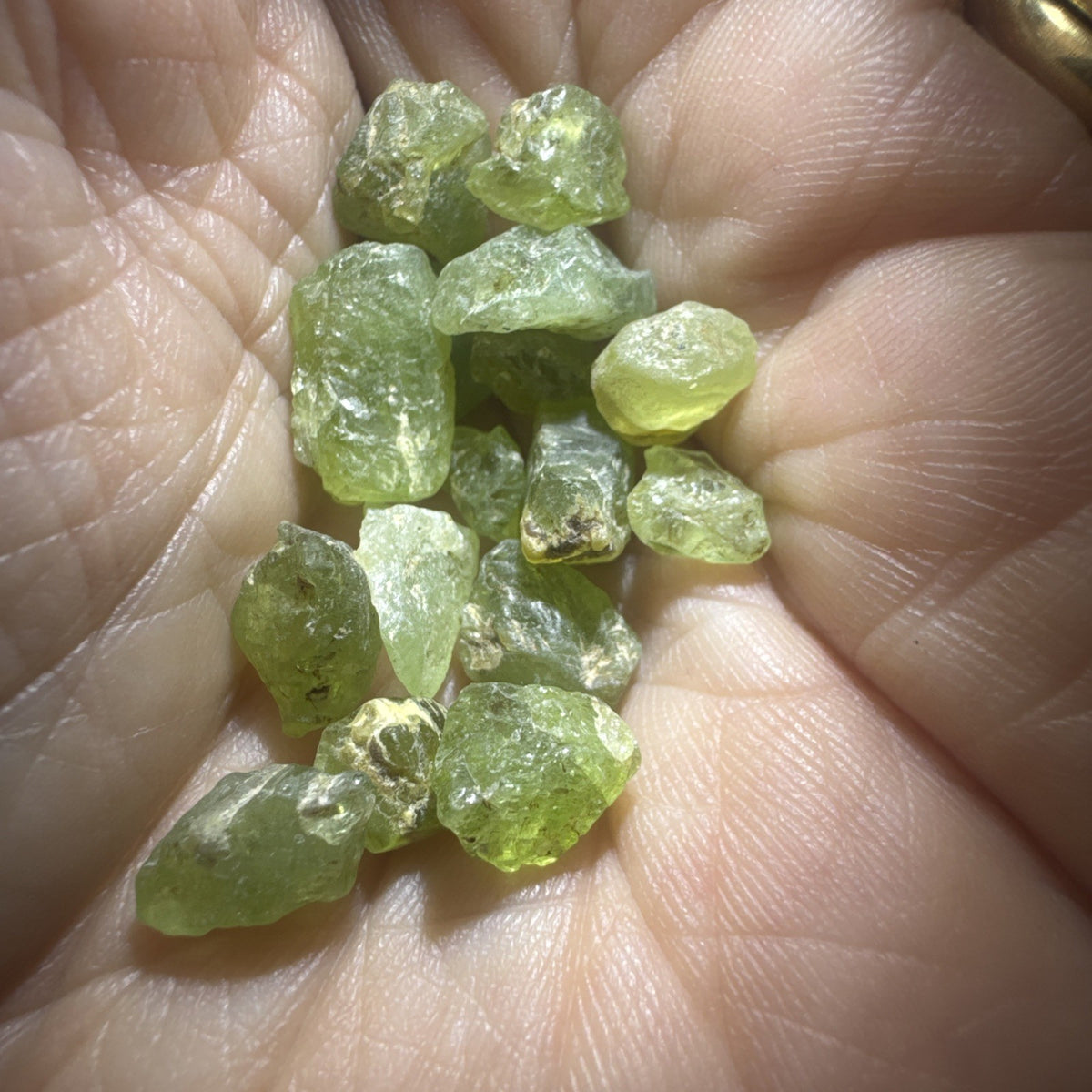Crystal Mixed Bag wholesale resell lot  natural peridot