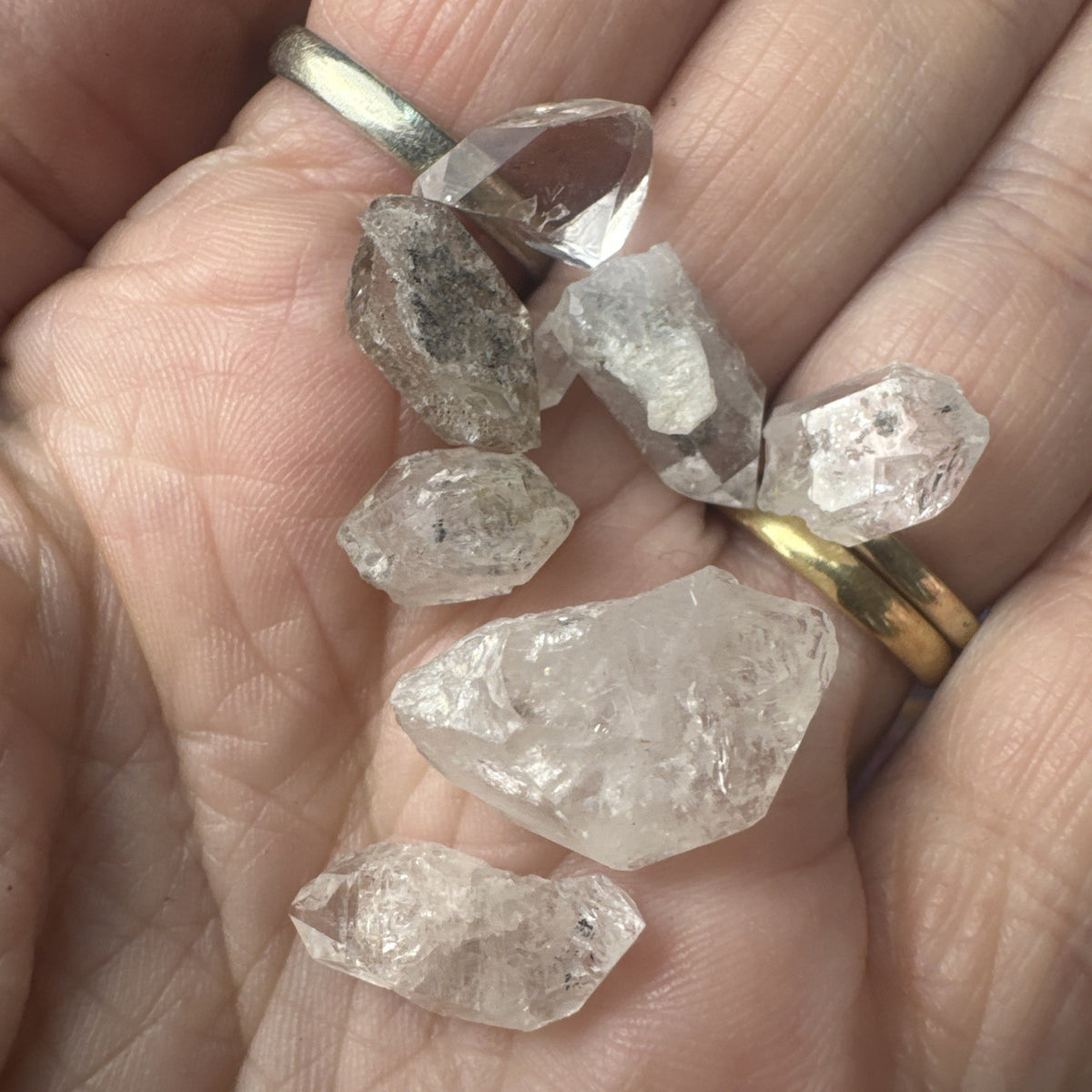 Crystal Mixed Bag wholesale resell lot  natural herkimer diamonds