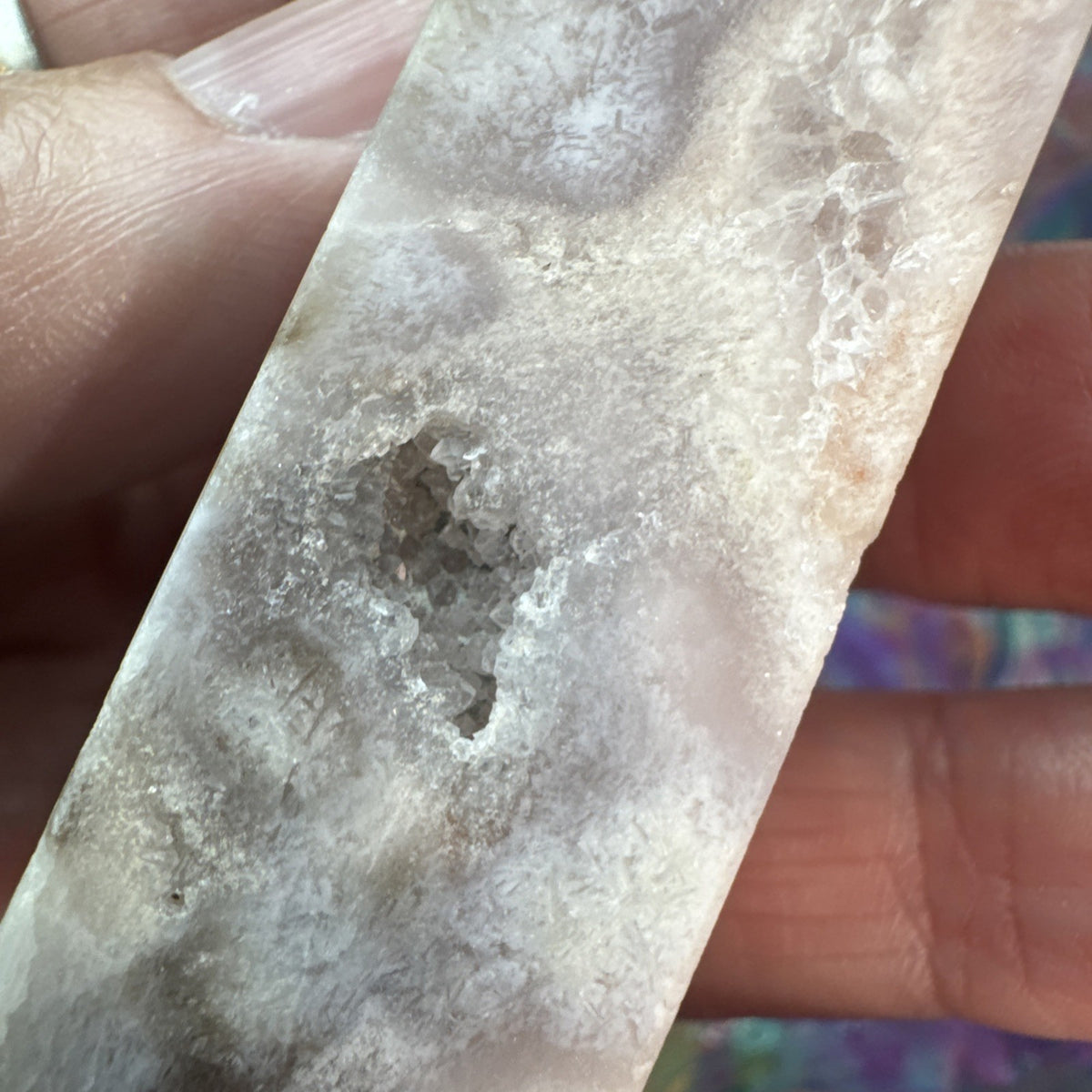 75 Gram  Flower Agate Crystal Tower