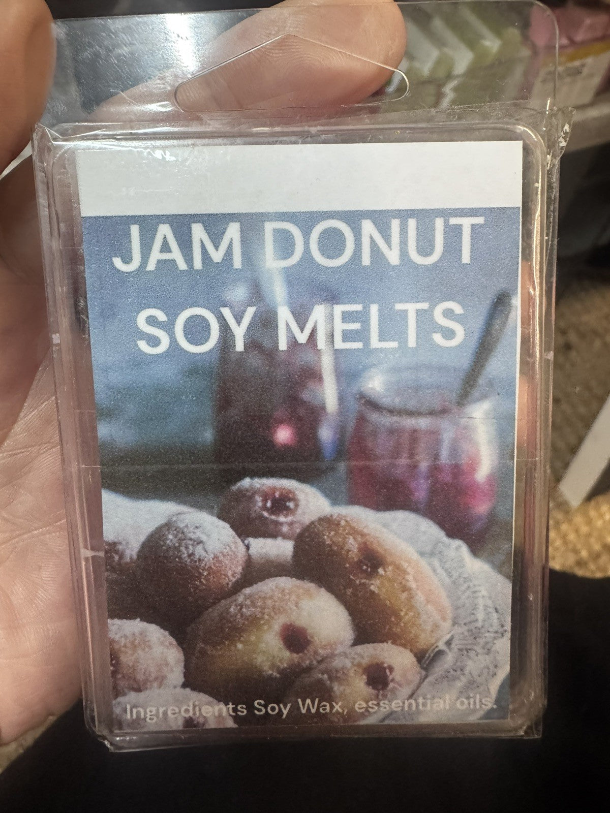 Jam Donut Soy Wax Melts  Handmade Scented | Long Lasting Fragrance