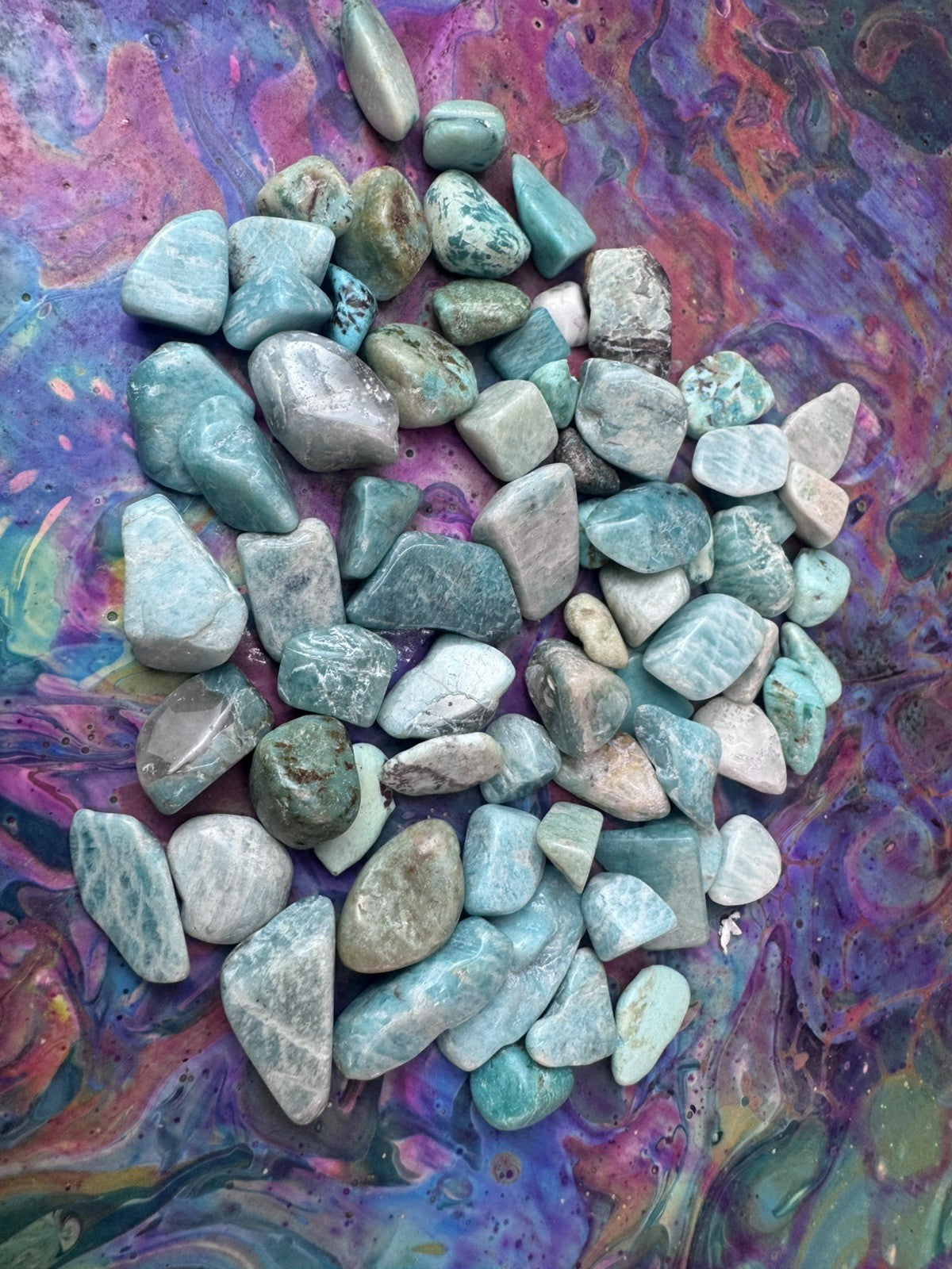 Amazonite Chips 100grams