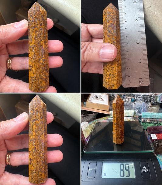 Elephant Jasper Tower – 89g reiki meditation yoga