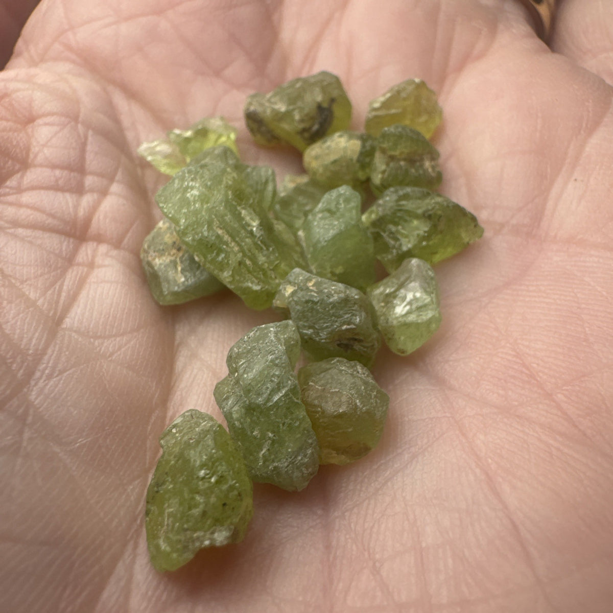 Crystal Mixed Bag wholesale resell lot  natural peridot