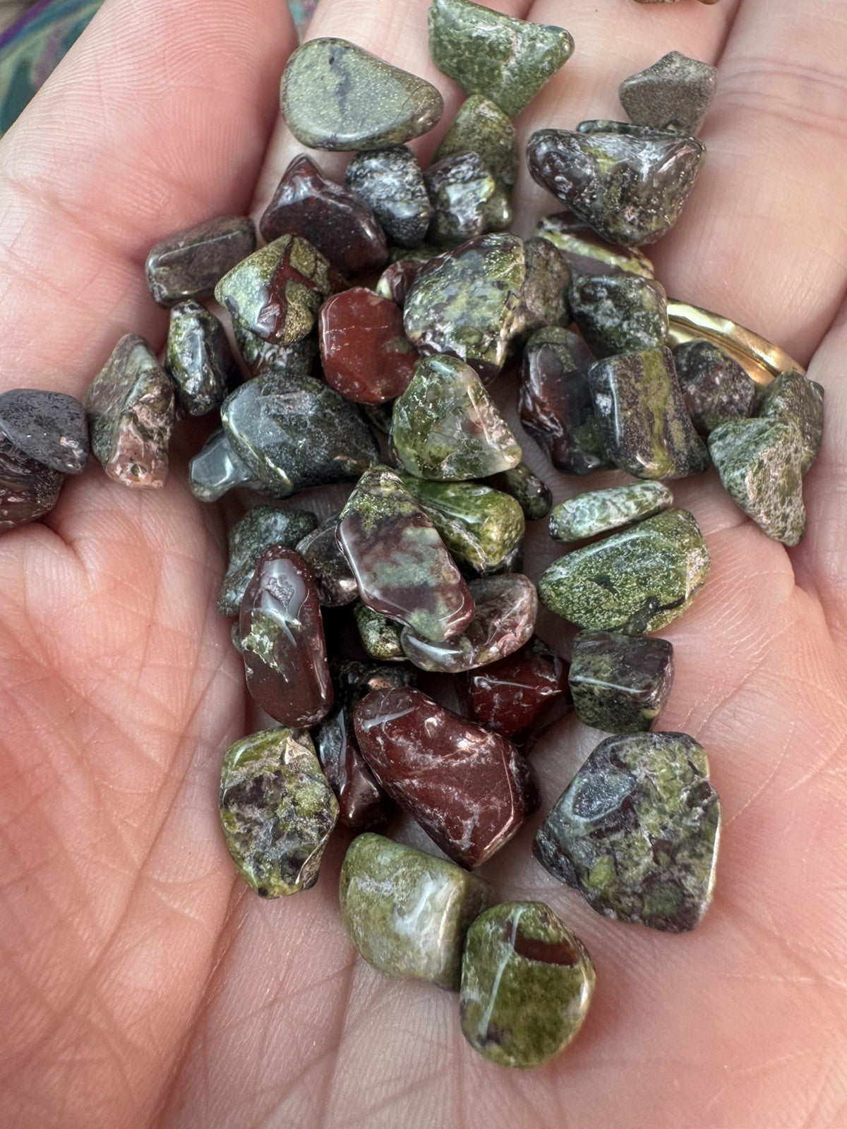 Dragon Blood Jasper Chips 100grams