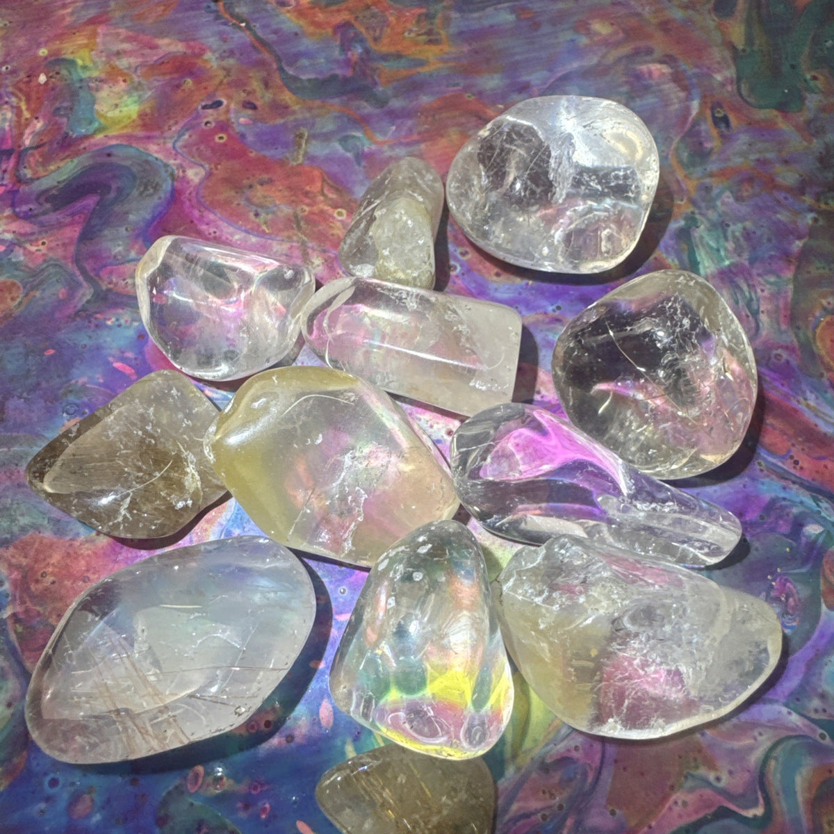 Crystal Mixed Bag wholesale resell lot  natural A grade Rutile Clear Quartz