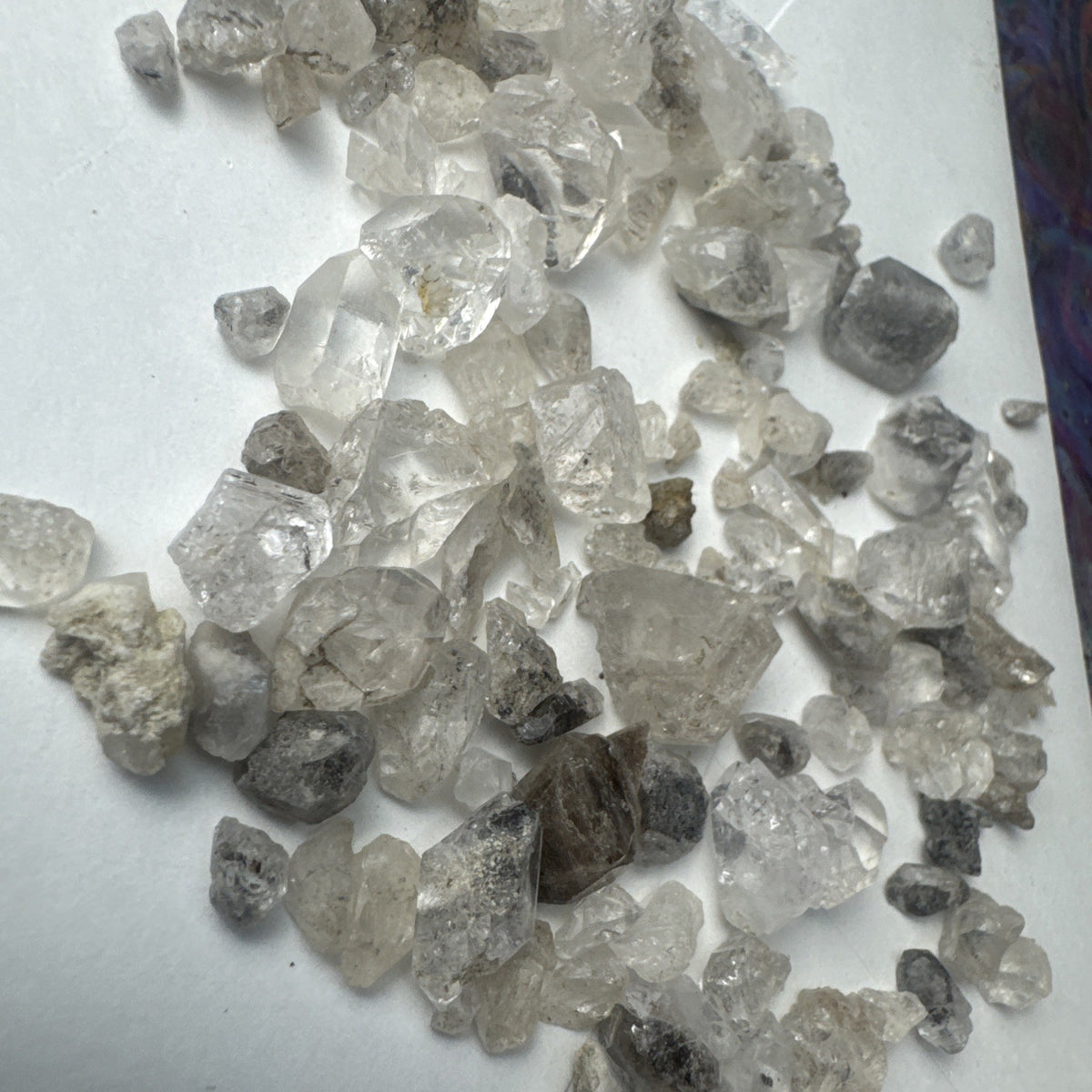Crystal Mixed Bag wholesale resell lot  natural Himalayan diamond quartz 46 gms
