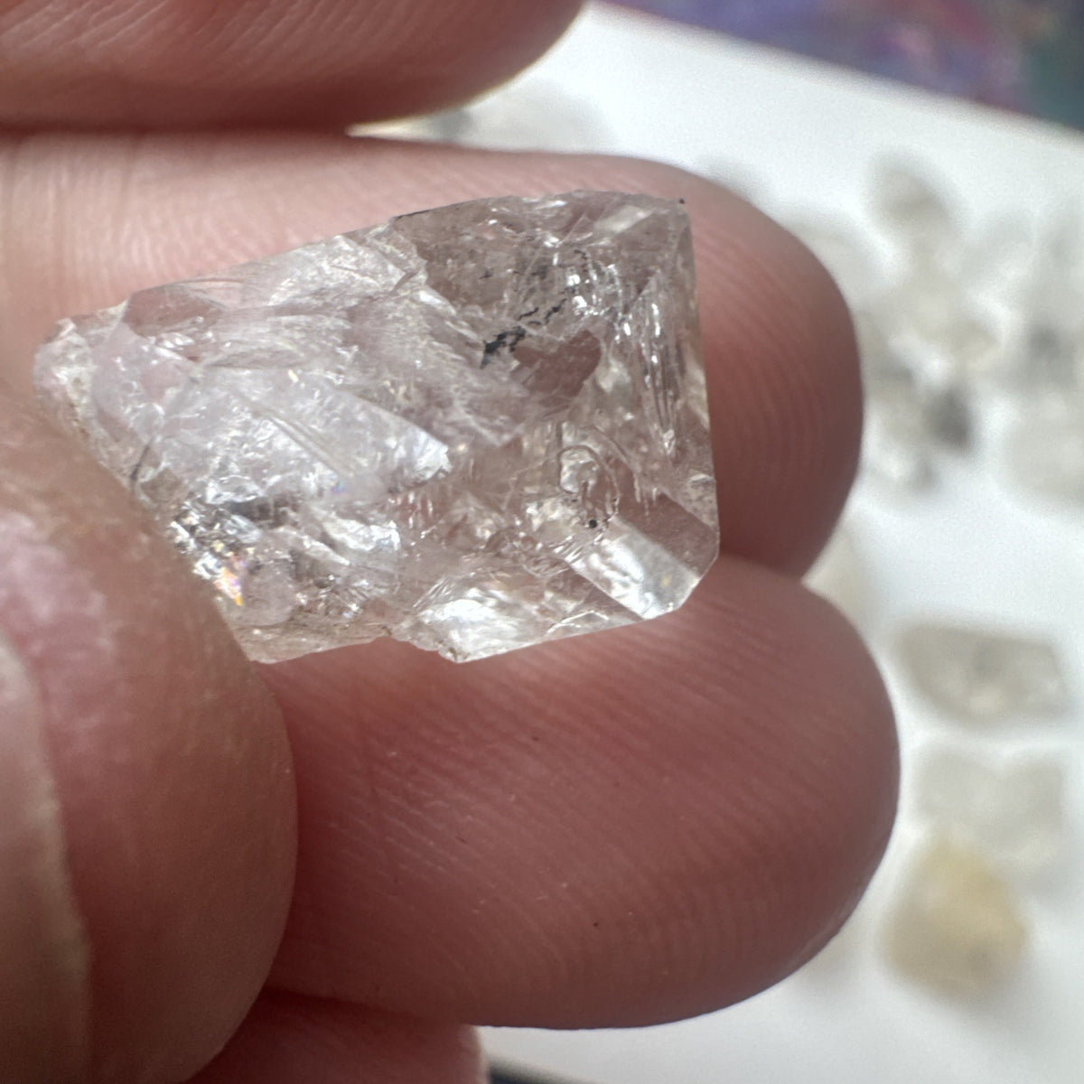 Crystal Mixed Bag wholesale resell lot  natural Himalayan diamond quartz 50gms