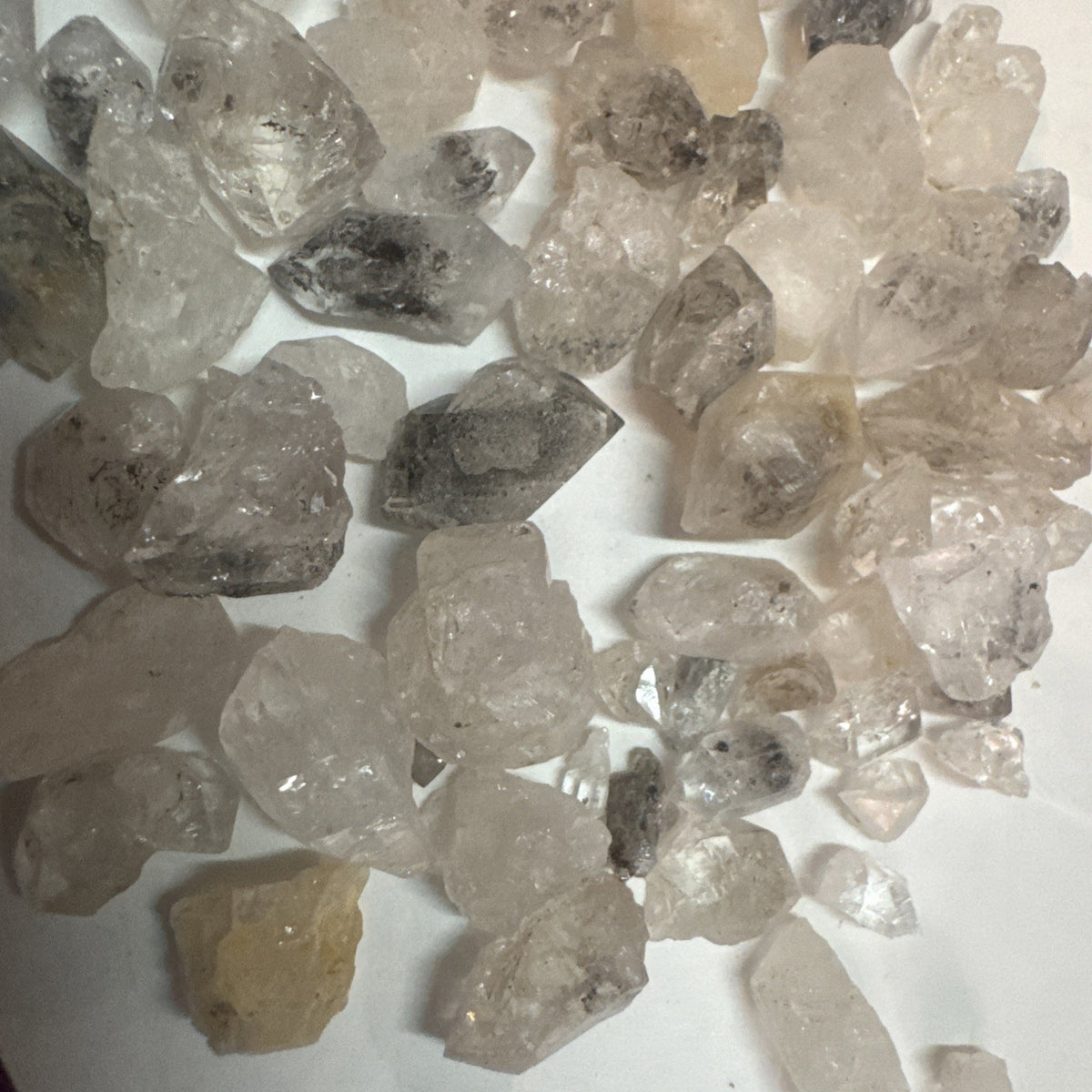 Crystal Mixed Bag wholesale resell lot  natural Himalayan diamond quartz 50gms