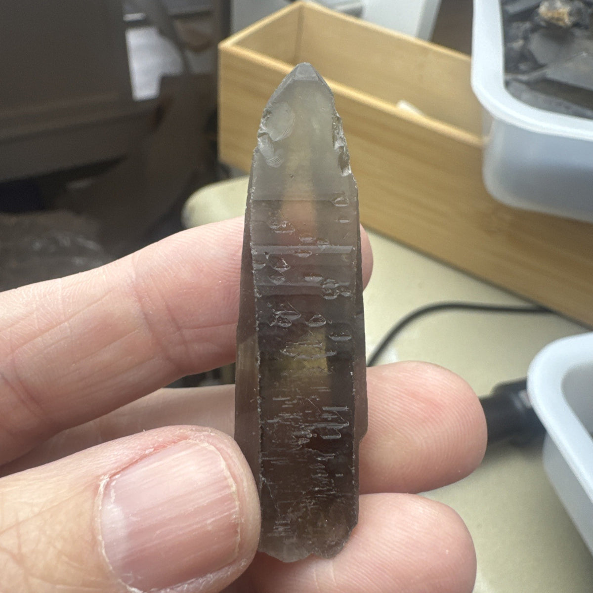 100g Natural Smokey Quartz Tea Crystal Point Healing Reiki Gemstone Specimen