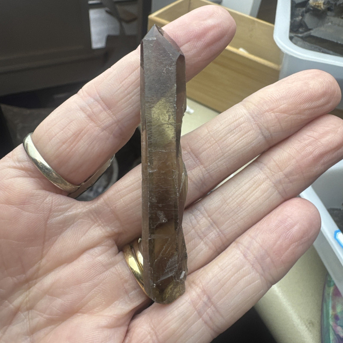 100g Natural Smokey Quartz Tea Crystal Point Healing Reiki Gemstone Specimen