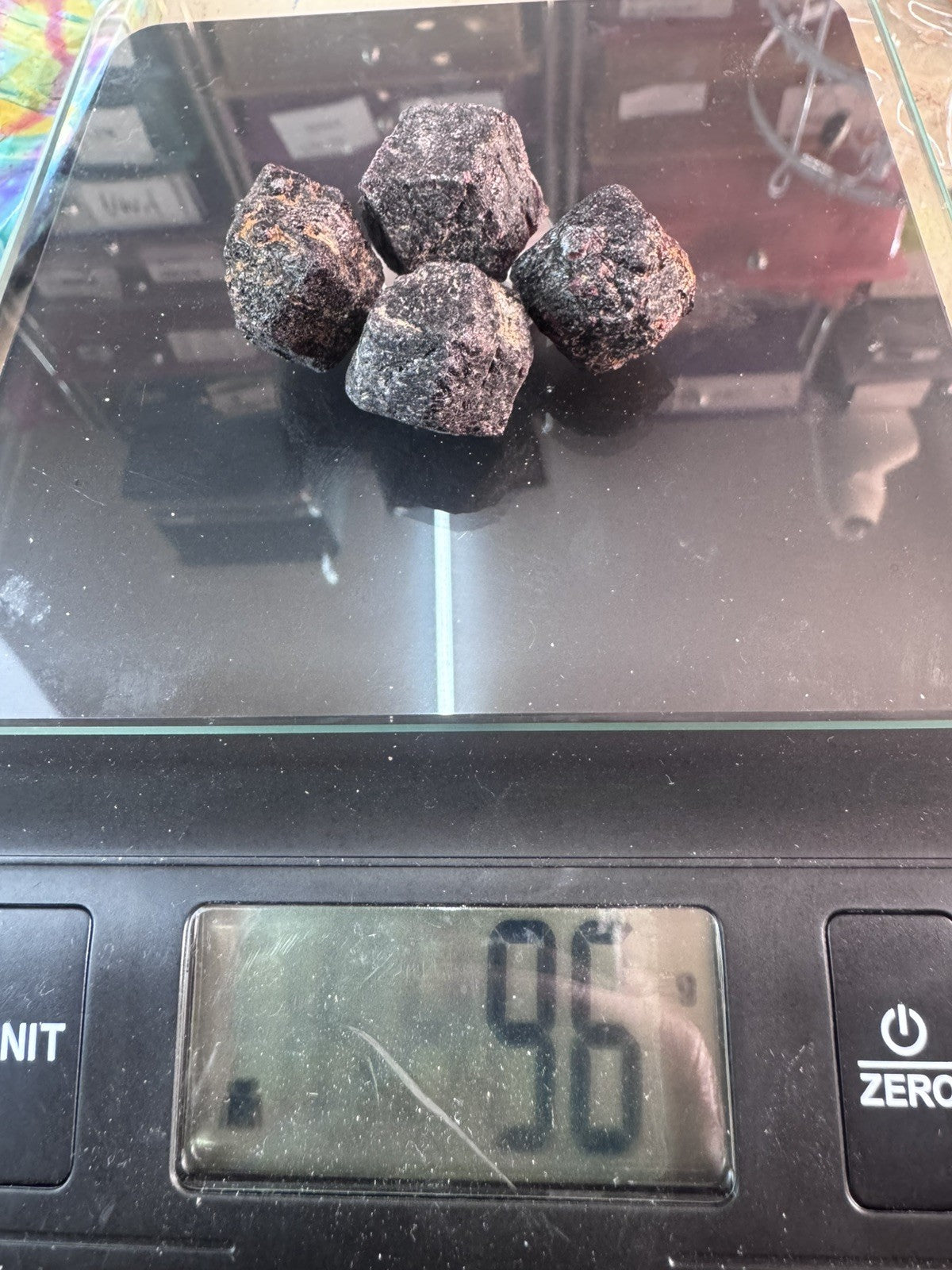 4 Huge Rough Garnets – 96 Grams Total – Natural Crystal Specimens