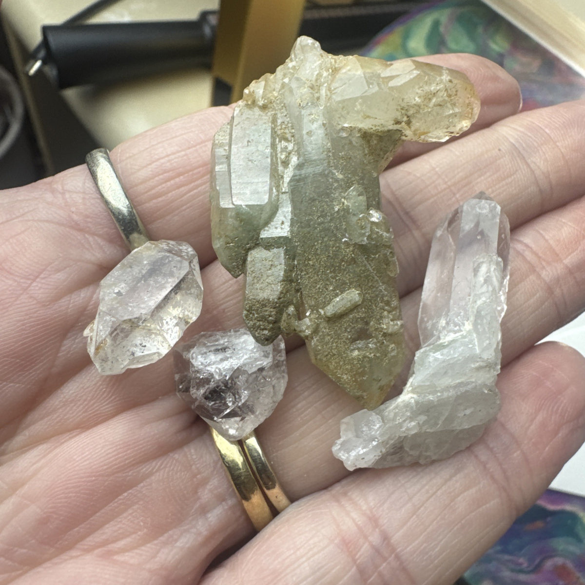 Crystal Mixed Bag wholesale resell lot  herkimer quartz